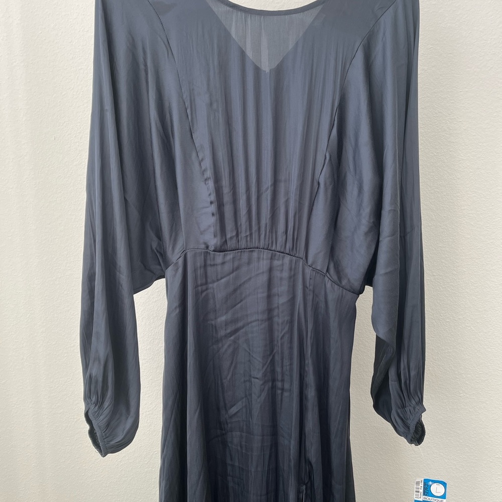 Elegant blue maxi Dress